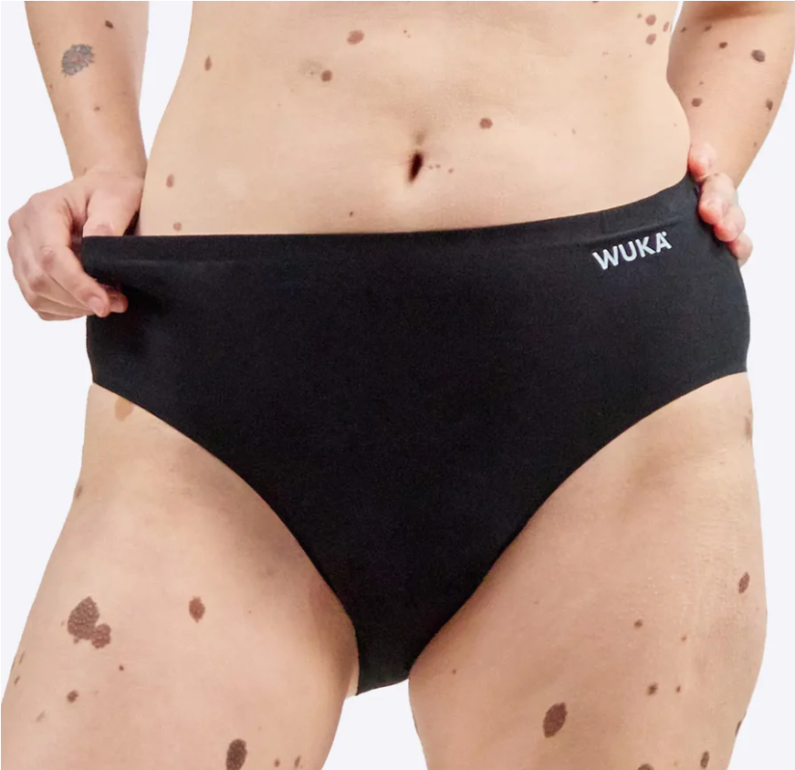 DUMMY - WUKA Stretch de algodon talle medio flujo abundante  Negro - XL-4XL